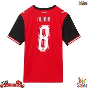 Austria David Alaba #8 Replica Home Stadium Shirt World Cup 2026 Short Sleeve